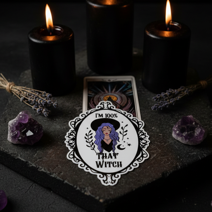 “100% That Witch” Vinyl Sticker